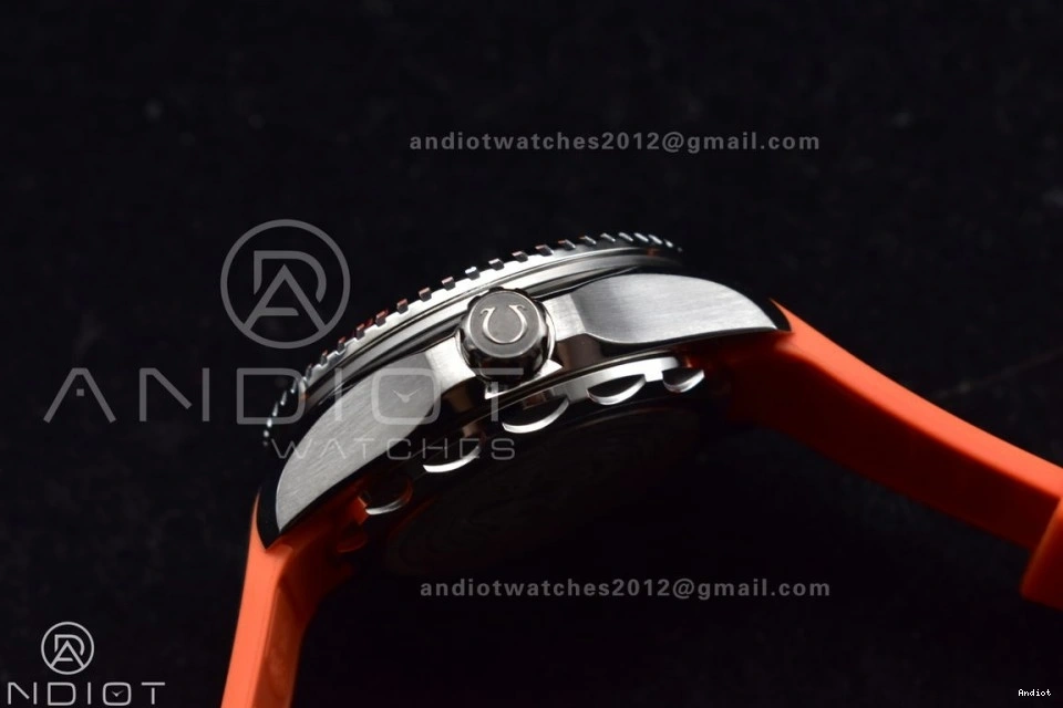 Edition on Ceramic Rubber A2824 Dial SS Gray 1:1 Black Orange 6000M Bezel Strap Deep Seamaster Ultra Best TF 1229